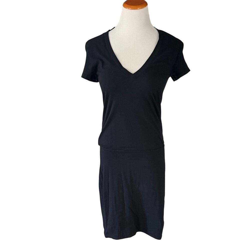 James Perse Black Womens Size 1 Mini Dress